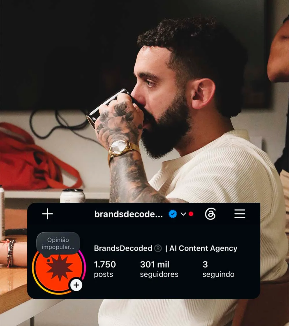 Leonardo Varricchio — perfil BrandsDecoded, 301 mil seguidores