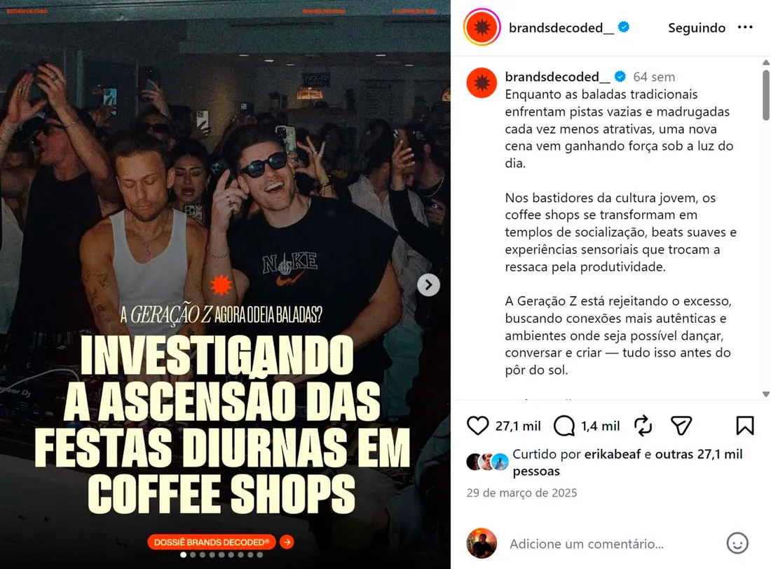 Primeiro carrossel que viralizou — print de alcance